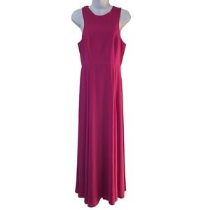 Naven Siren Fuchsia Pink Maxi Dress w/ High Slit | Size S/M (See Measurements)